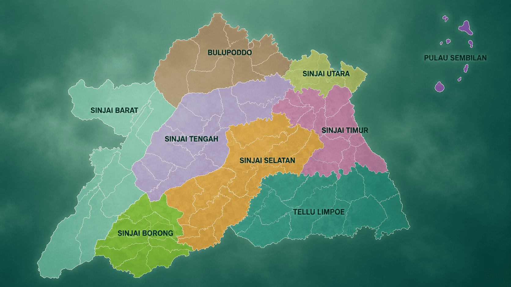 Map Kabupaten Sinjai